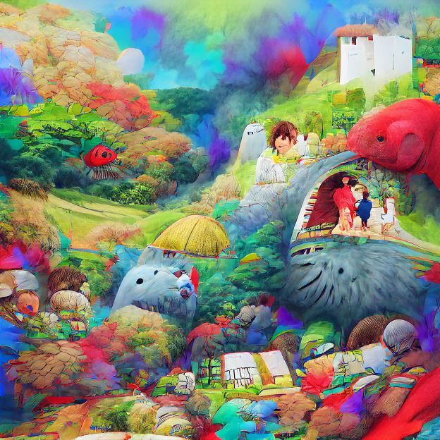 Ghibli-Inspired Animation