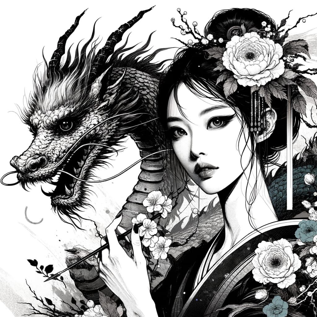 The lady and the dragon