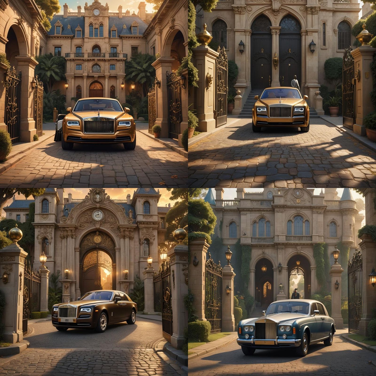 Cartoon Character in Rolls Royce: Disney Meets Da Vinci