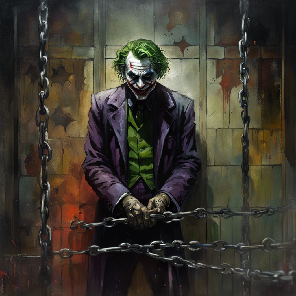 Joker in Arkham Asylum: Gothic Impressionist Horror