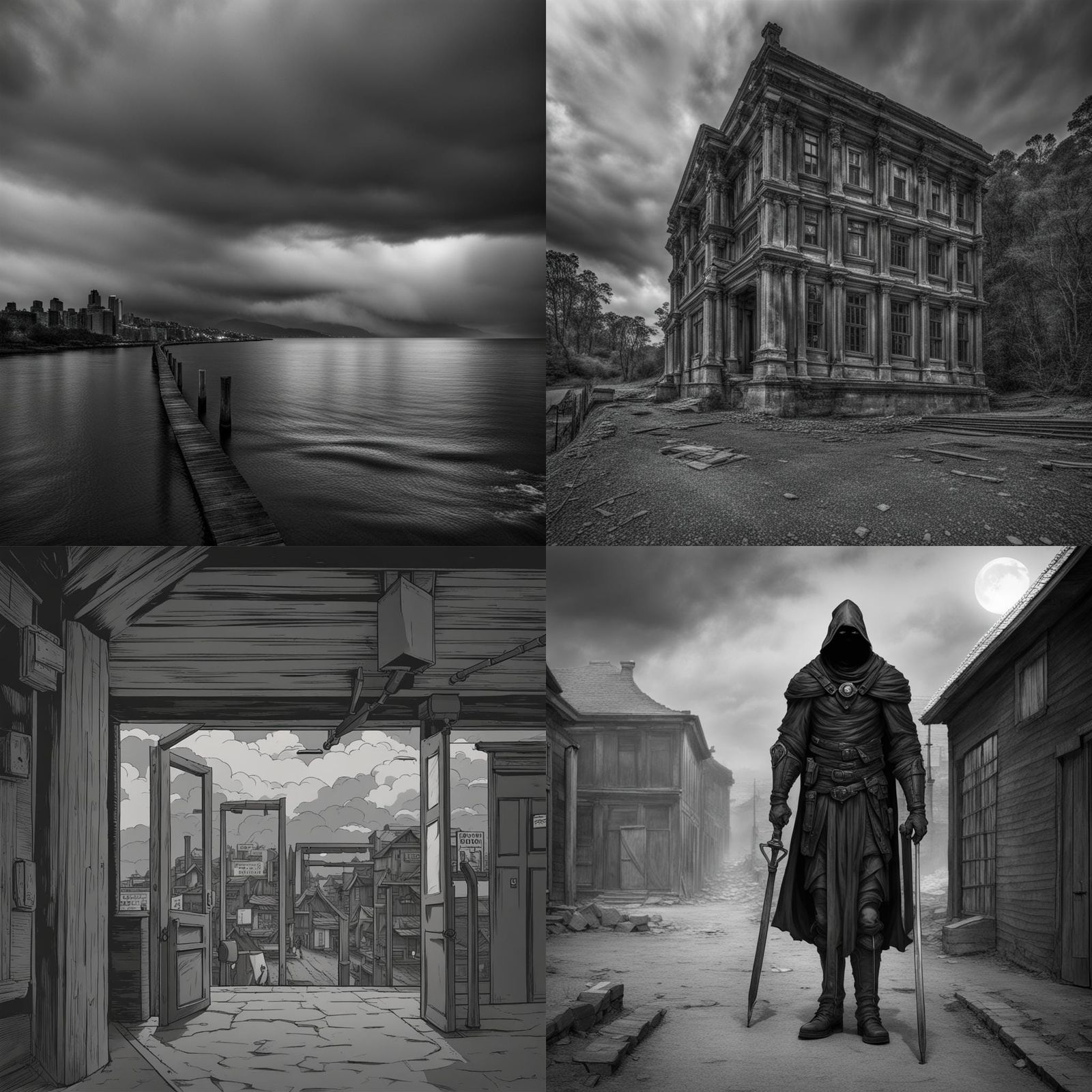 AI Interpretation of Ominous Concept