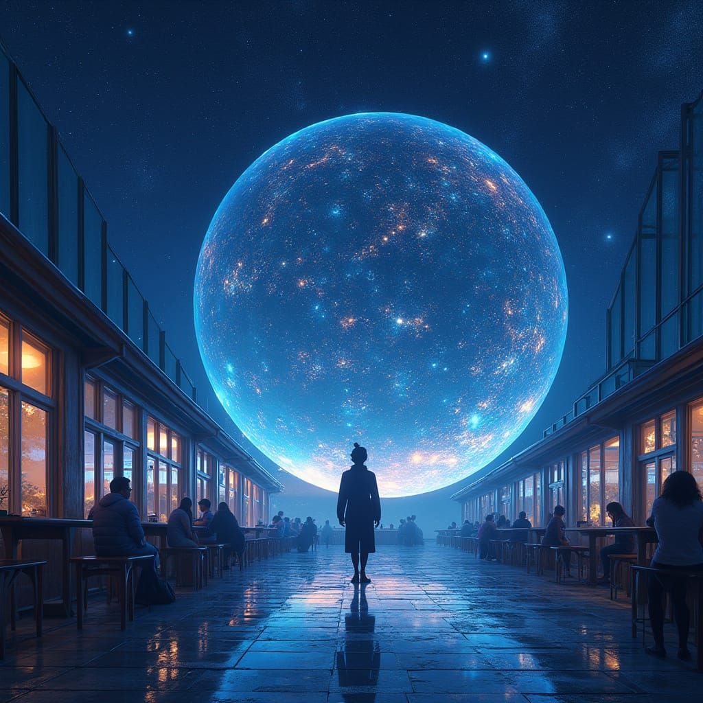 Vaporwave Cyberpunk Cityscape at Night