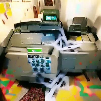 The Panic Printer: An AI Interpretation
