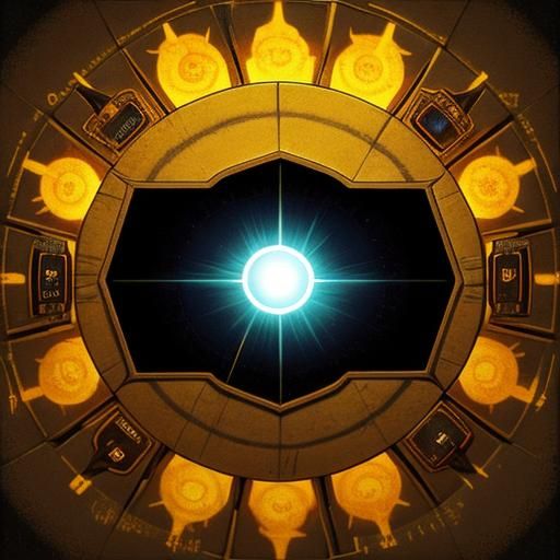 Fiery Sun Generated by AI