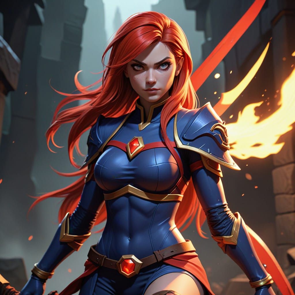 Female Dota 2 Heroes in Anime Style