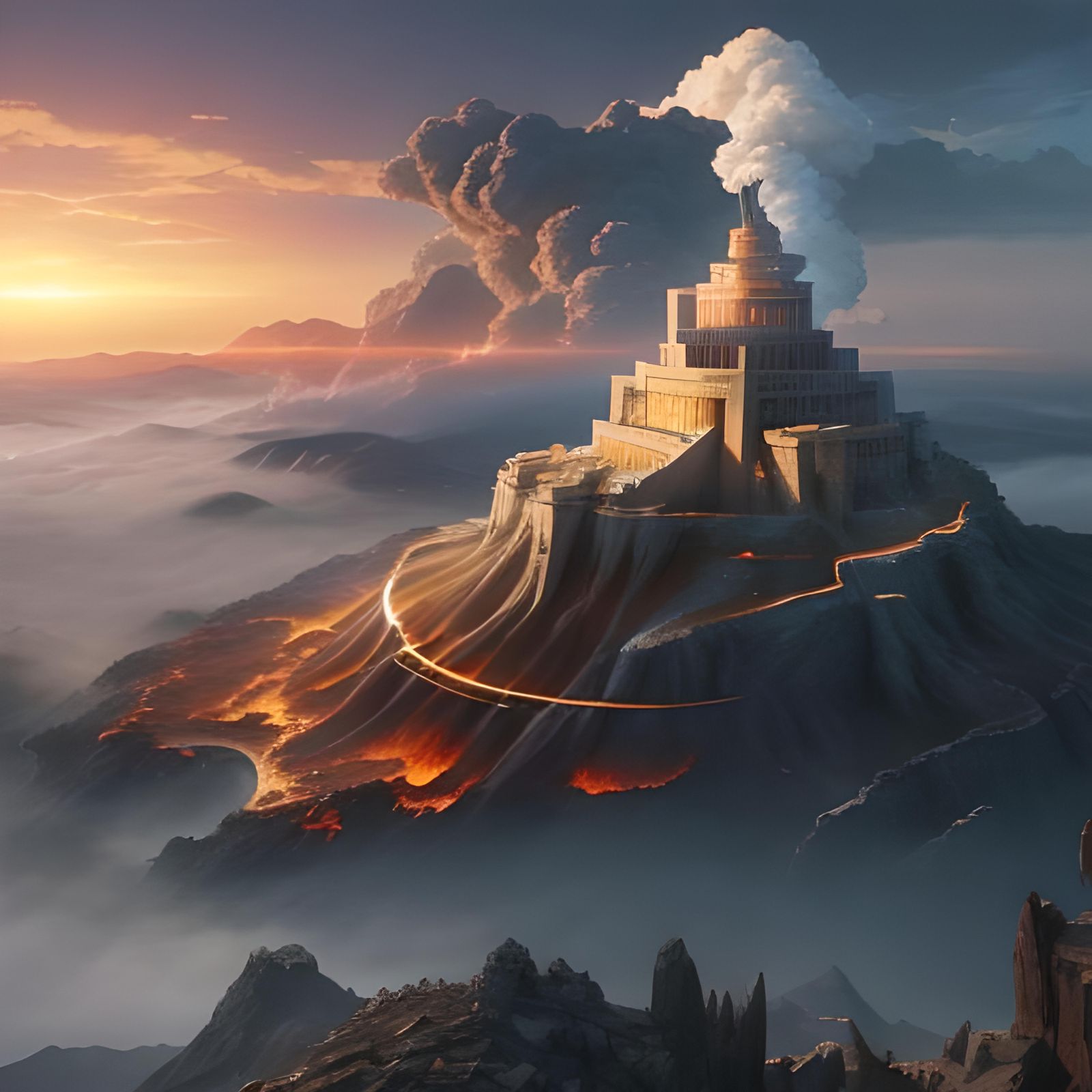 Kratos vs Zeus: Anime-Inspired Palace Battle