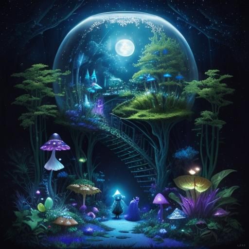 Mushrooms and Moonbeams🥀