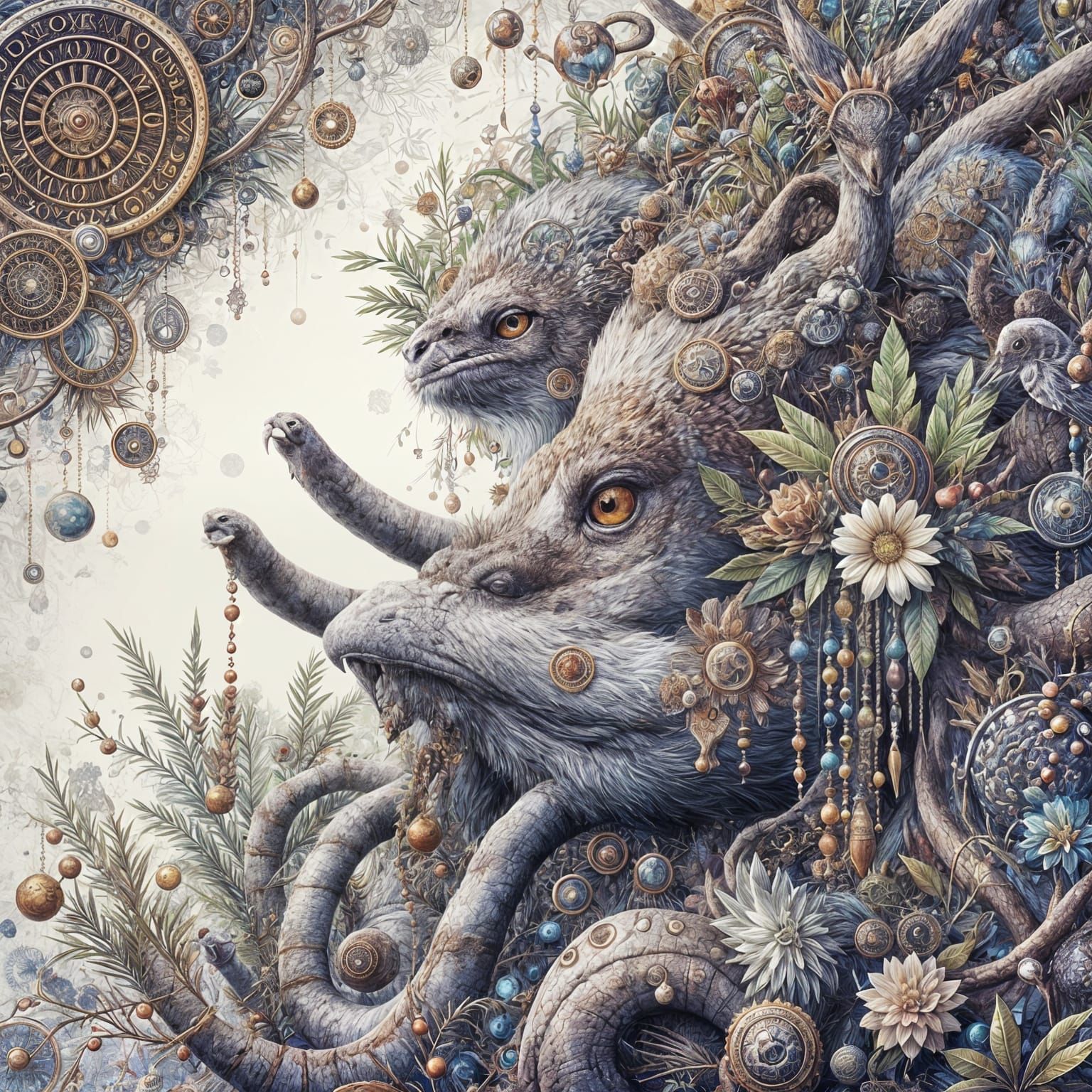 Futuristic Dreamscape: Vivid Digital Art Creation