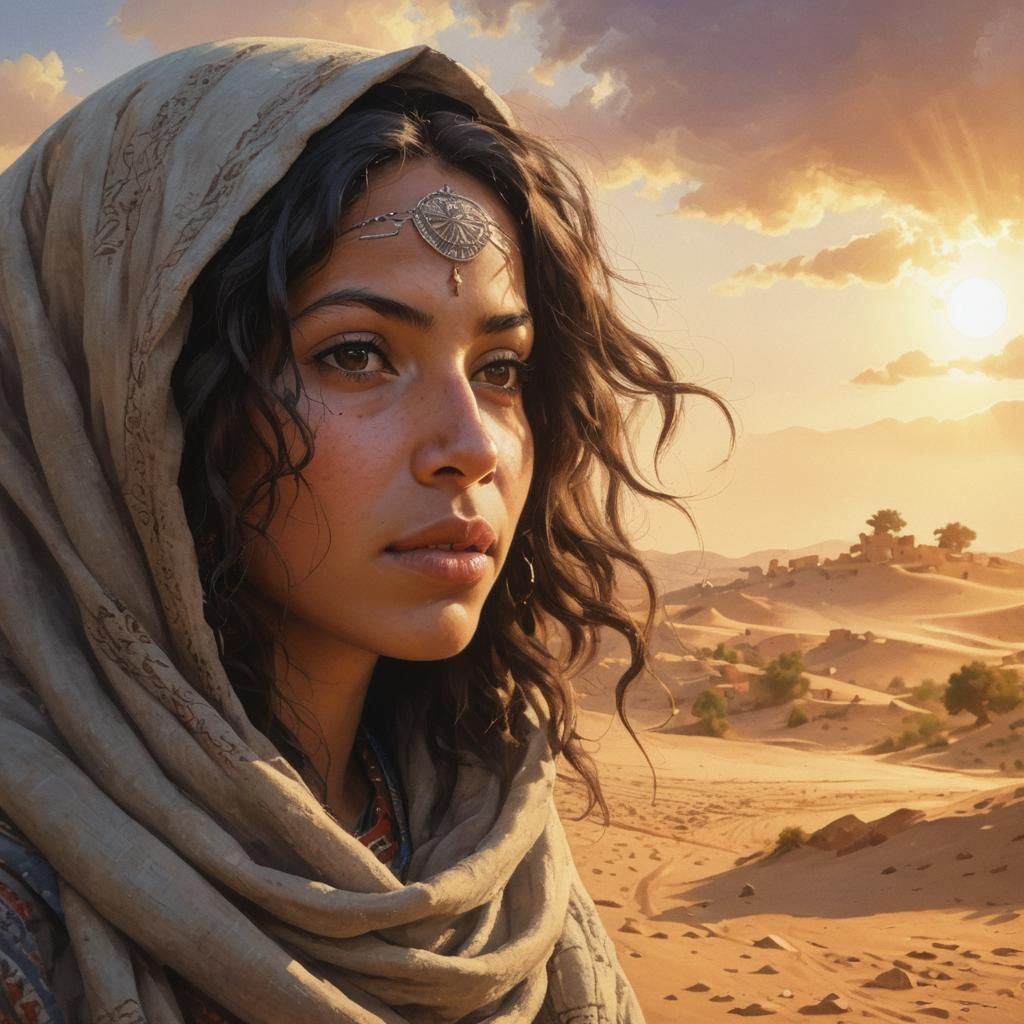 Aicha the Berber: An AI Interpretation