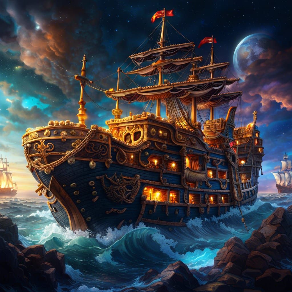 Pirate Ship of Cheese. 3