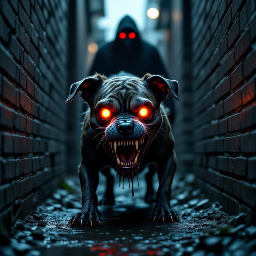 Award Winning Photography: Mutated Dog Emerges From Dark All...