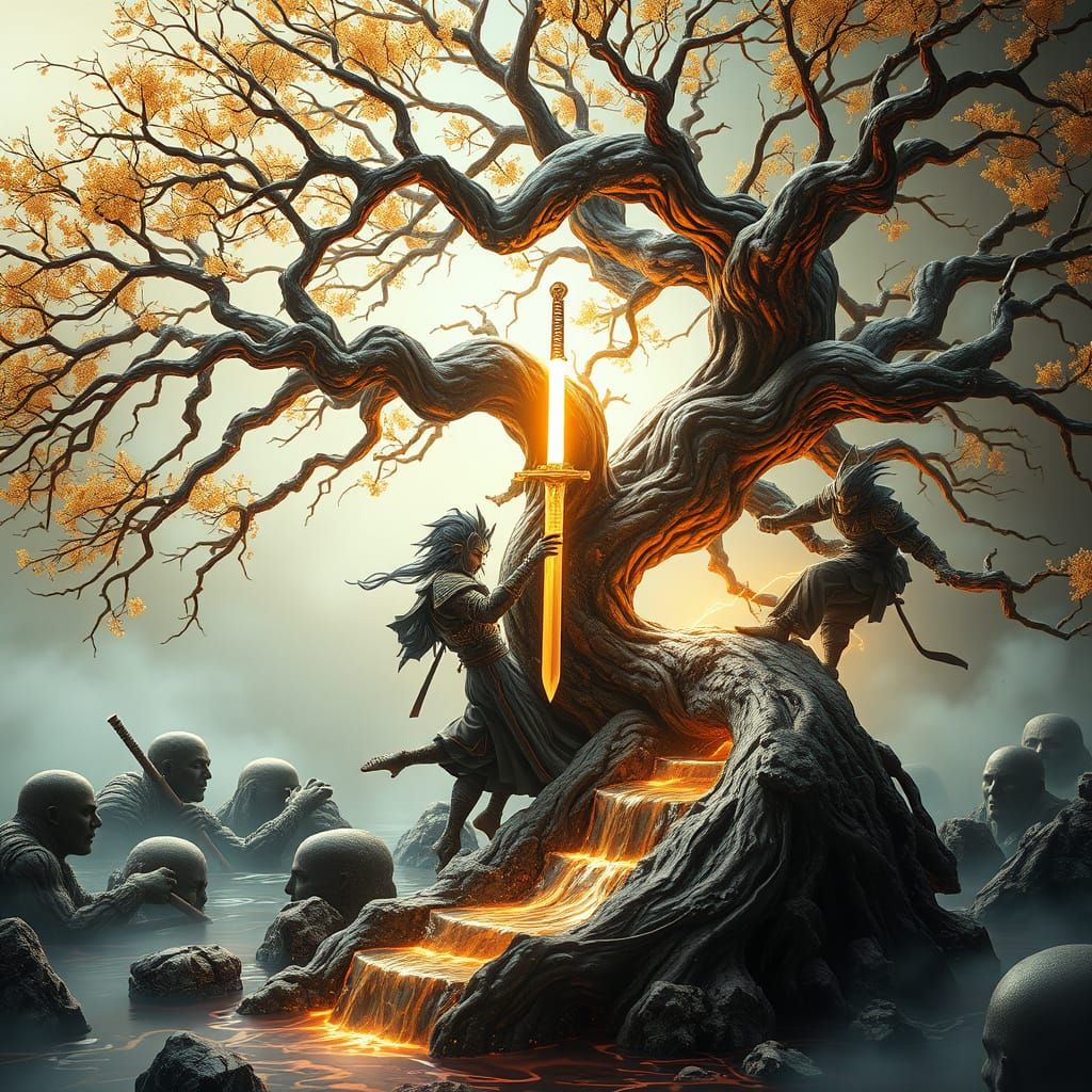 Ancient Bonsai Tree Awakens Samurai Spirits in a Mystic Duel