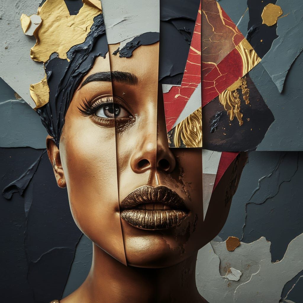 Magical Bitcoin Coins in Punk Style