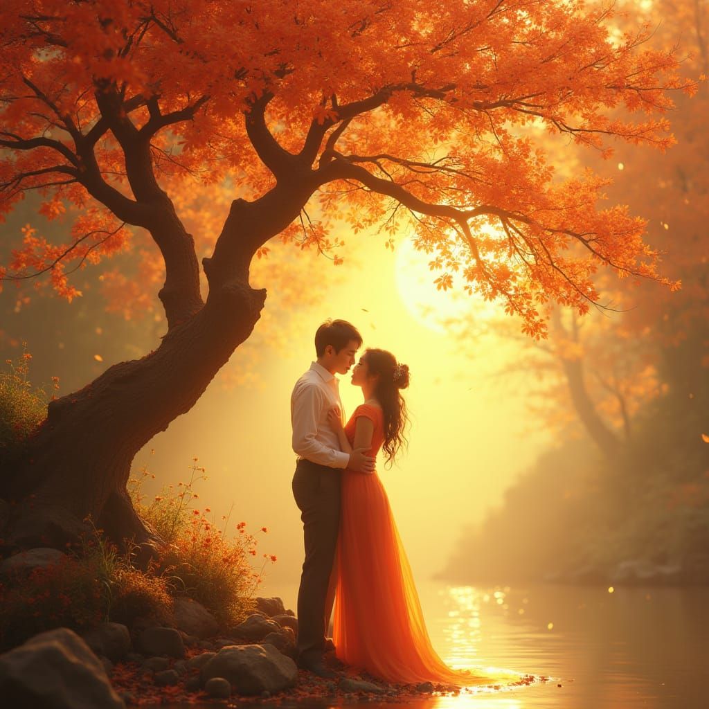 Kiss Under Golden Tree: Solo Leveling Anime Style