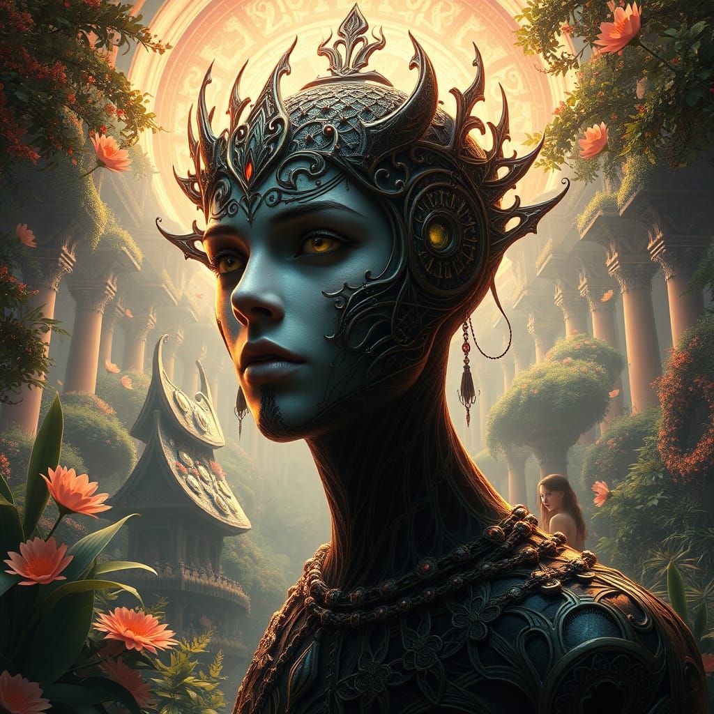 Ethereal Dreamworld Portrait in 8k Concept Art Style