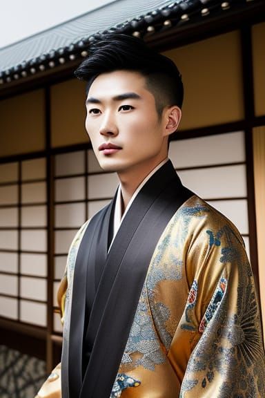 Handsome Japanese Man