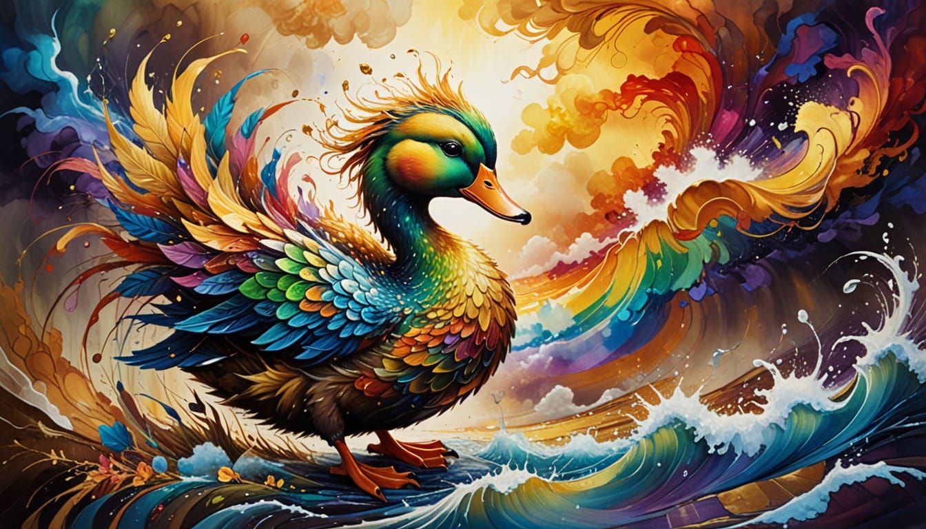 Surreal Kind Beast Protecting the Village