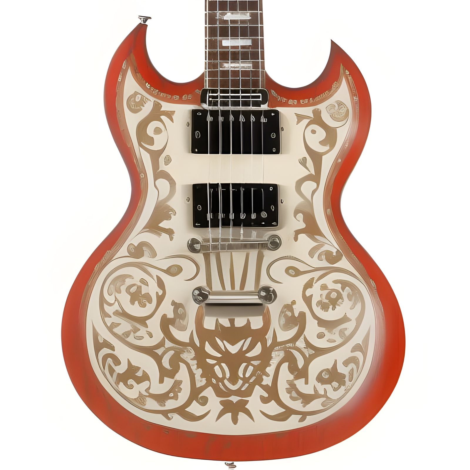 Custom Gibson SG Guitar with Horror Body Paint