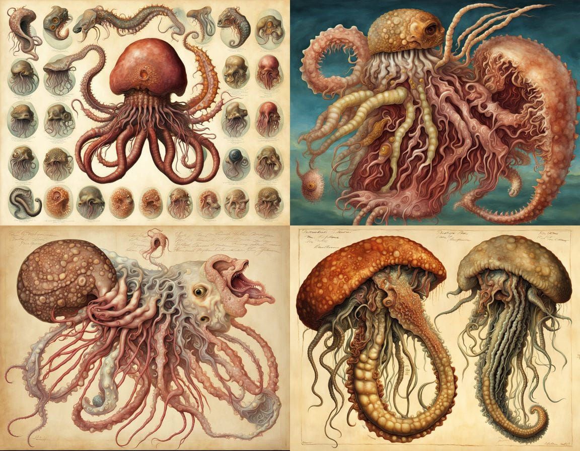 Monstrous Hybrid: A Surreal Biopunk Nightmare