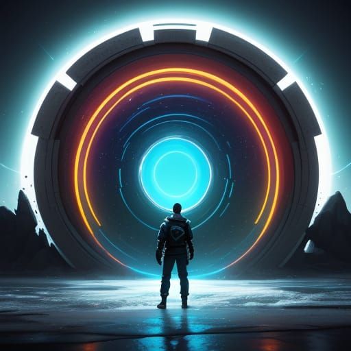 Hyperrealistic Portals Concept Art