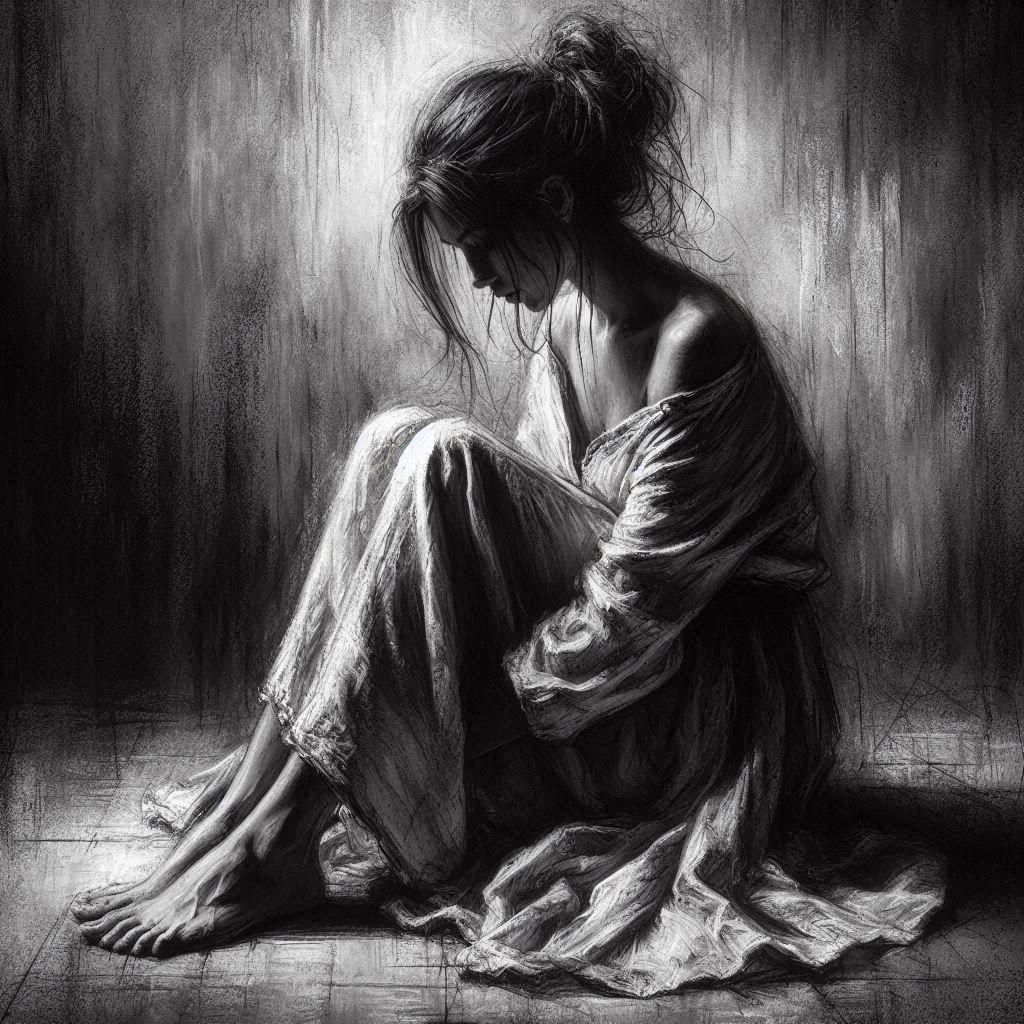 Simple Charcoal Drawing Study