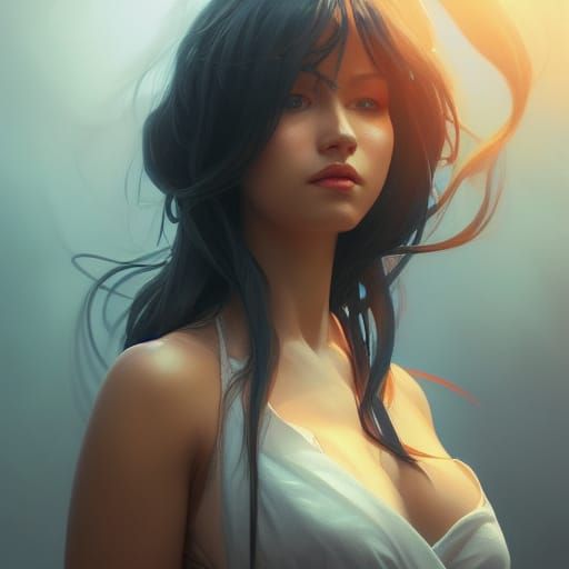 Hyperdetailed Portrait with Dynamic Lighting in 8K