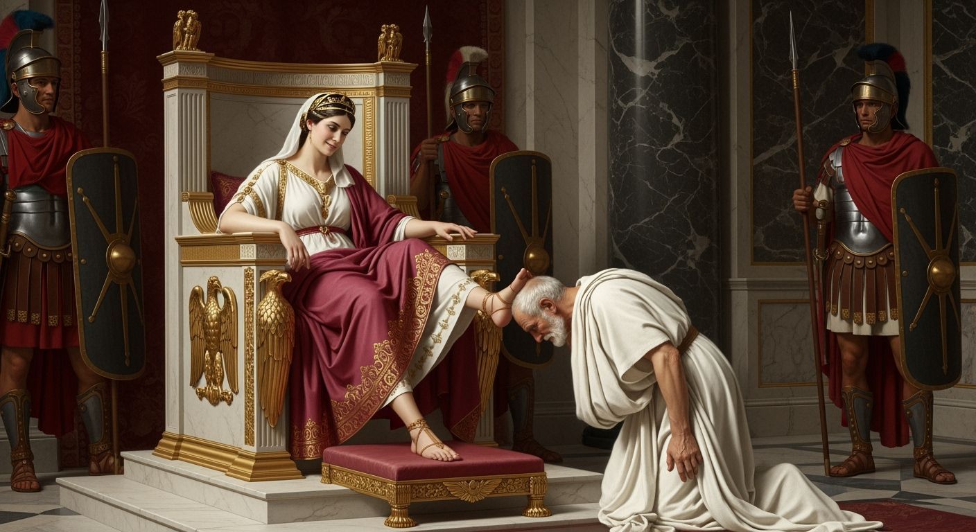 Empress Messalina's Disdain: A Baroque Vision