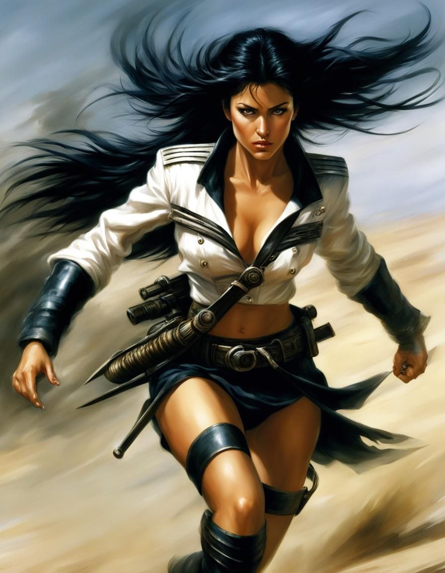 Raven haired sailor 1