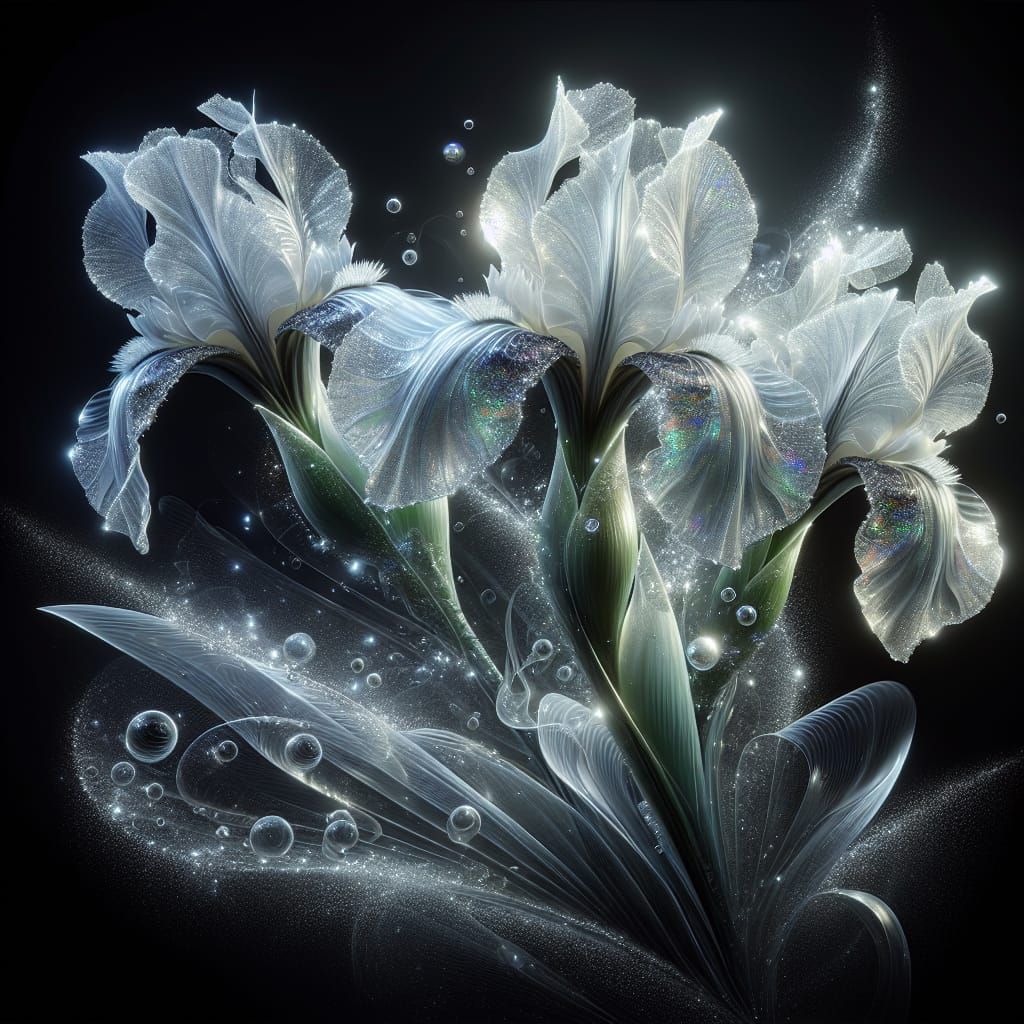 Luminous irises