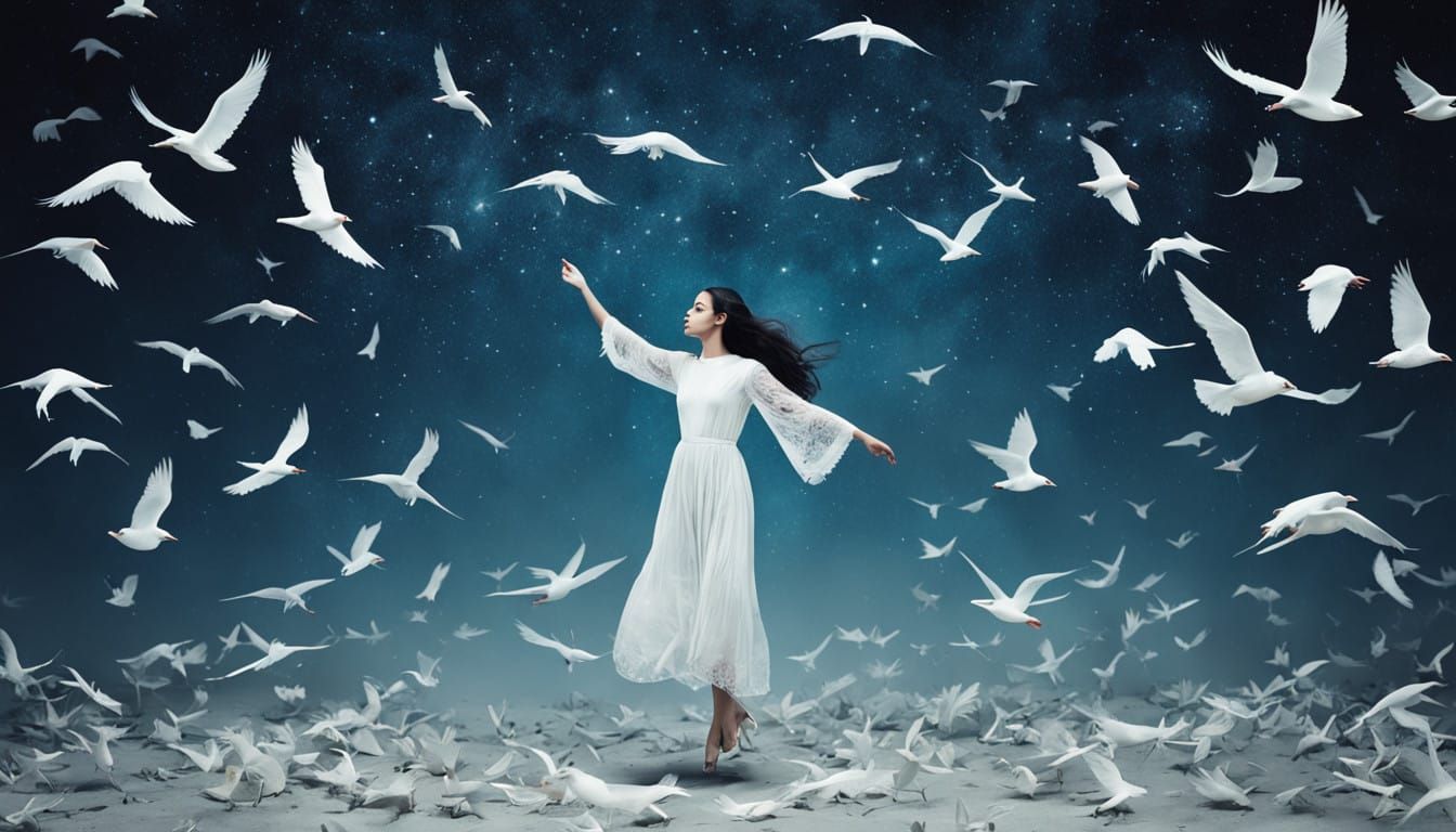 Surreal Bio-Art Scene with Glowing Mythical Creatures