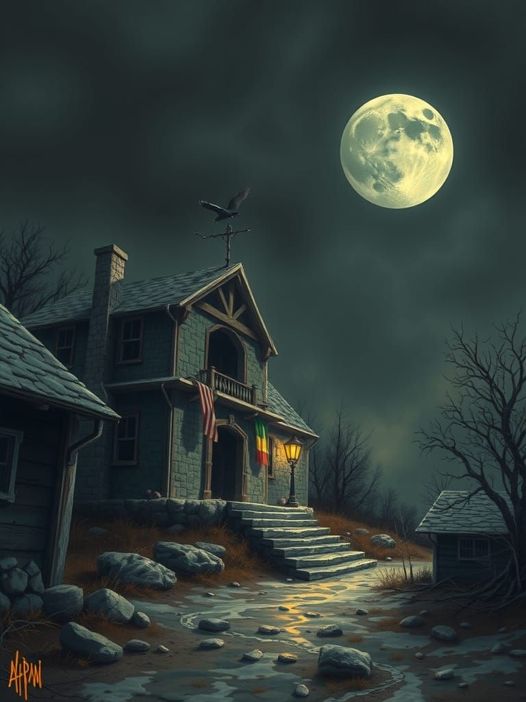 Macabre Makeup Disaster in Cyberpunk Style