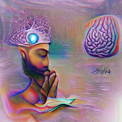 The All-Knowing Mind: A Concept Visualization