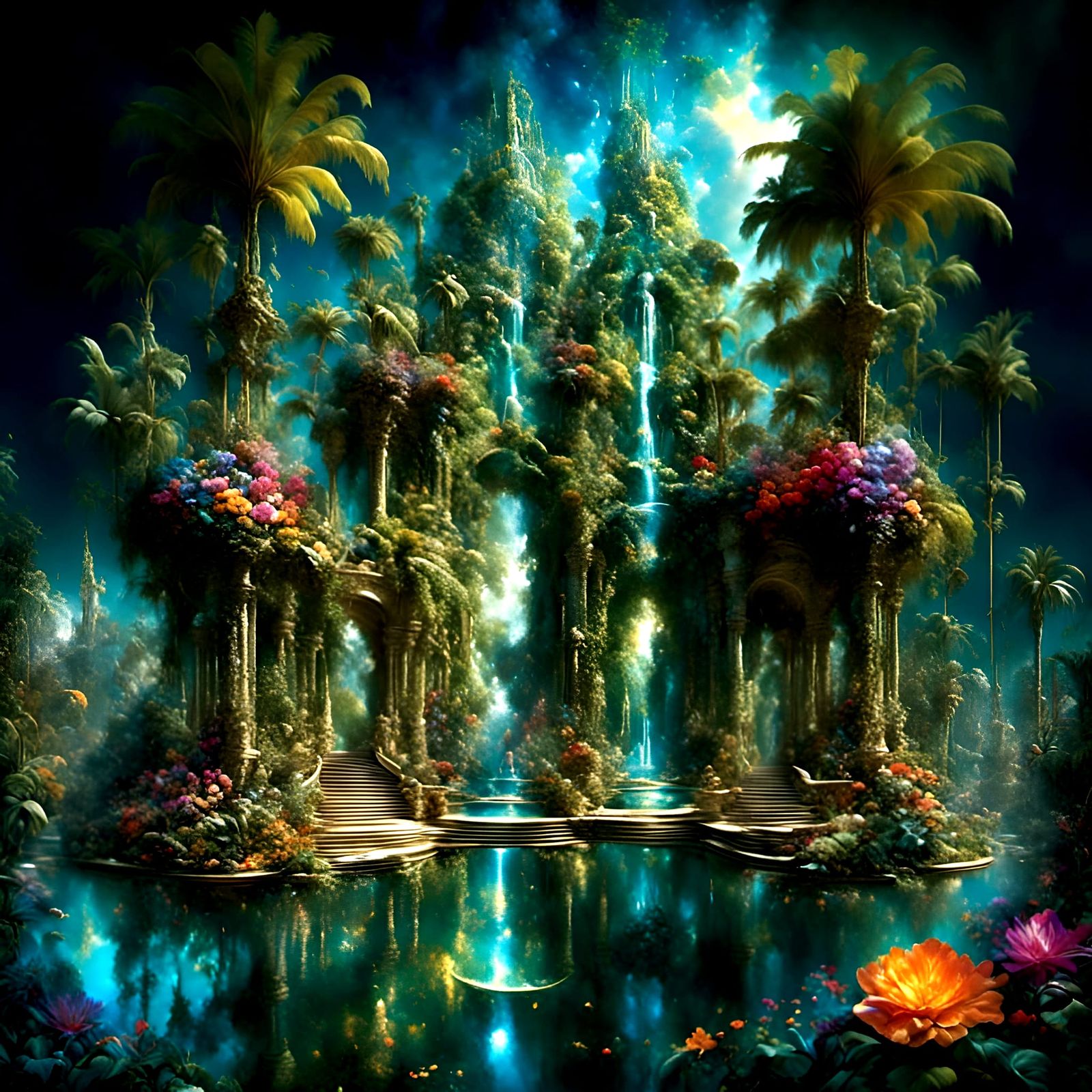 Fantasy Water Garden