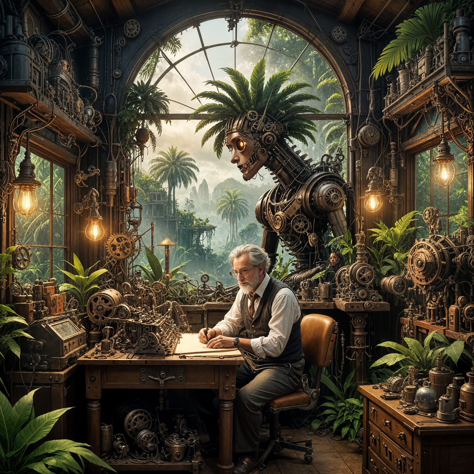 Inventor's Tropical Steampunk Workshop