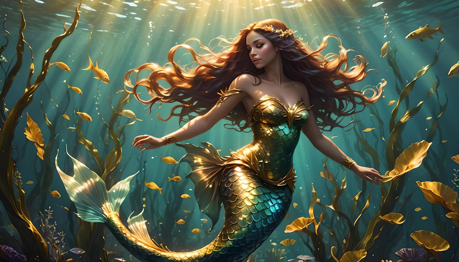 A Majestic mermaid!