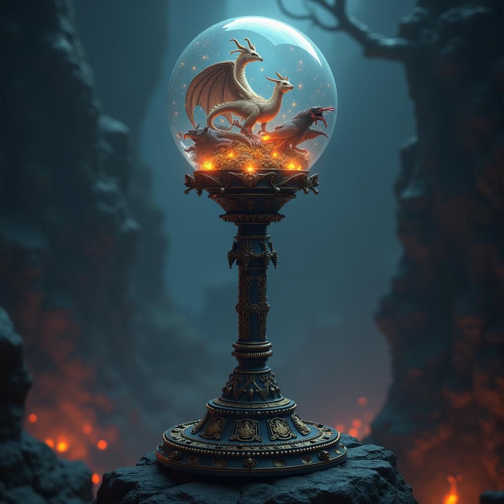 Evil Queen's Scepter with Magical Zoo Orb