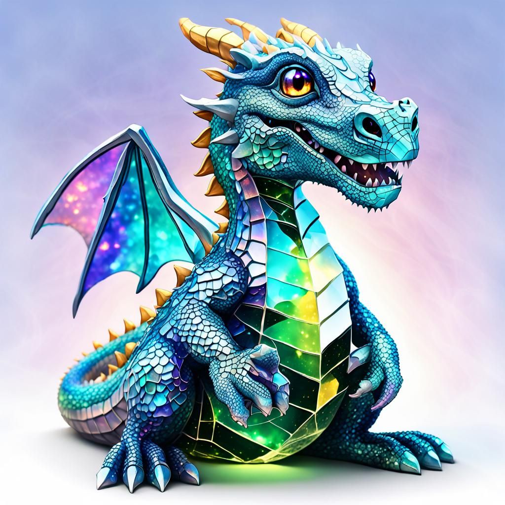Mythical Cute dragon