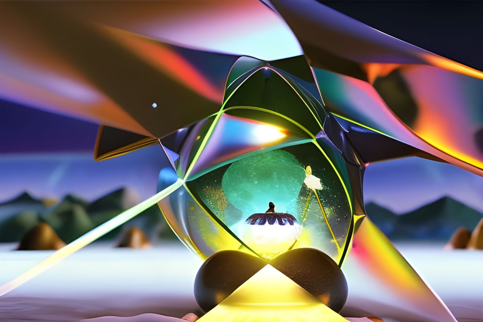 Prism Unfolding Into Mirrored Universe