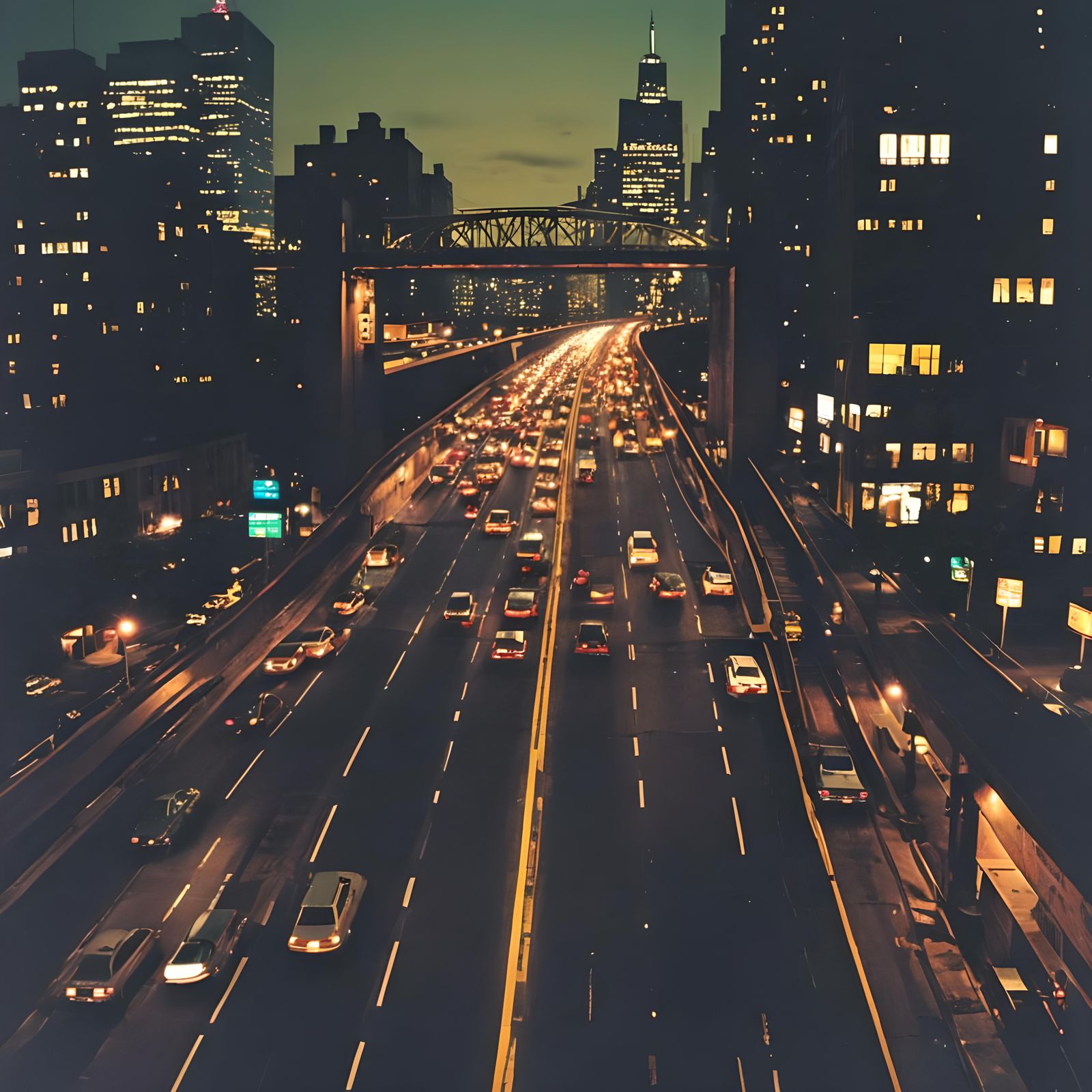 Queensbridge, New York, 1990s: Cinematic Film Still