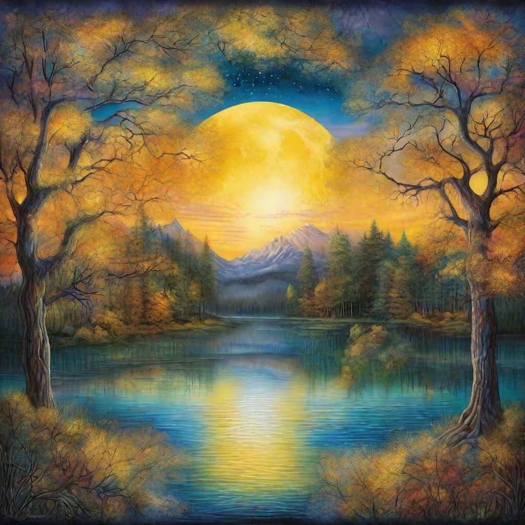 Eerie Lake Reflection: Wall and Kehoe Blend