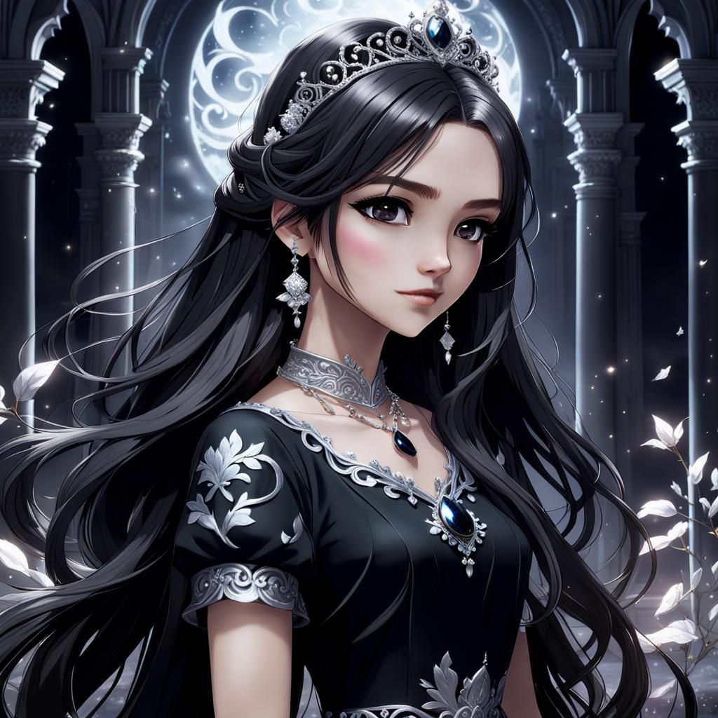 Anime Princess in Dark Kingdom, 3D Art