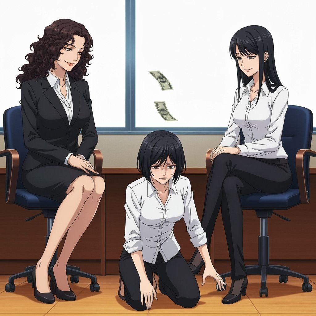 Anime: Ruthless Businesswomen Mocking Loss