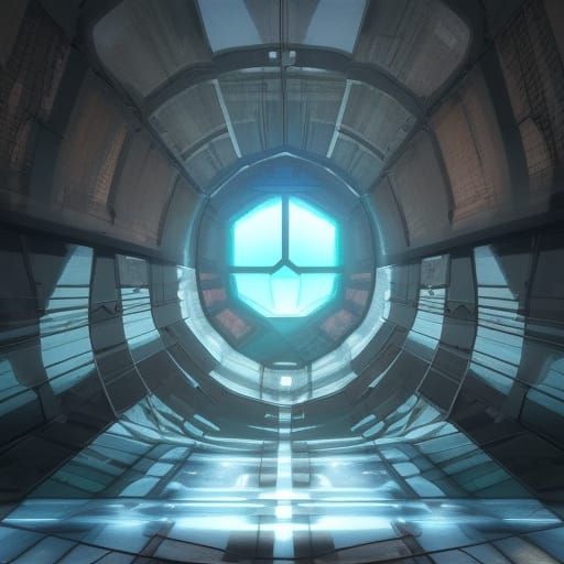 Aetherpunk Tank in Dystopian City with Copper Armor