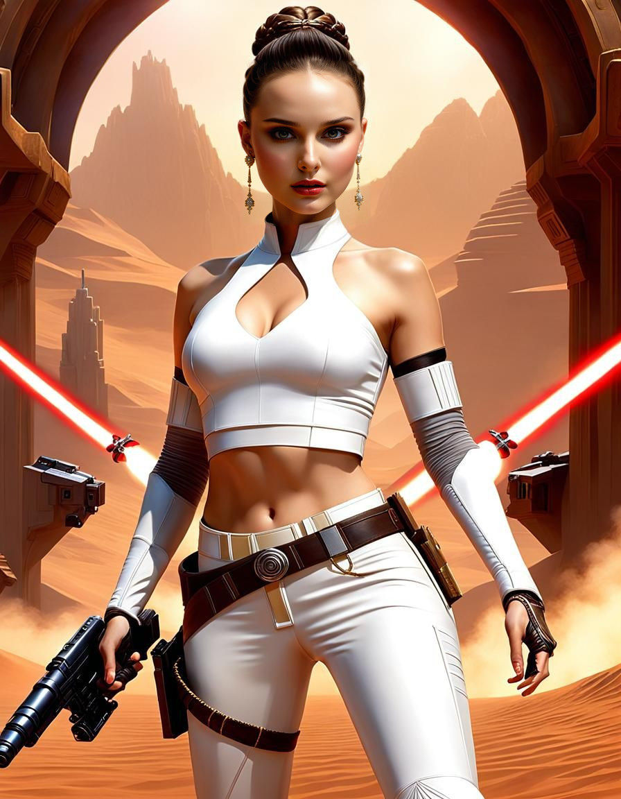 Padme Amidala in the Battle Of Geonosis