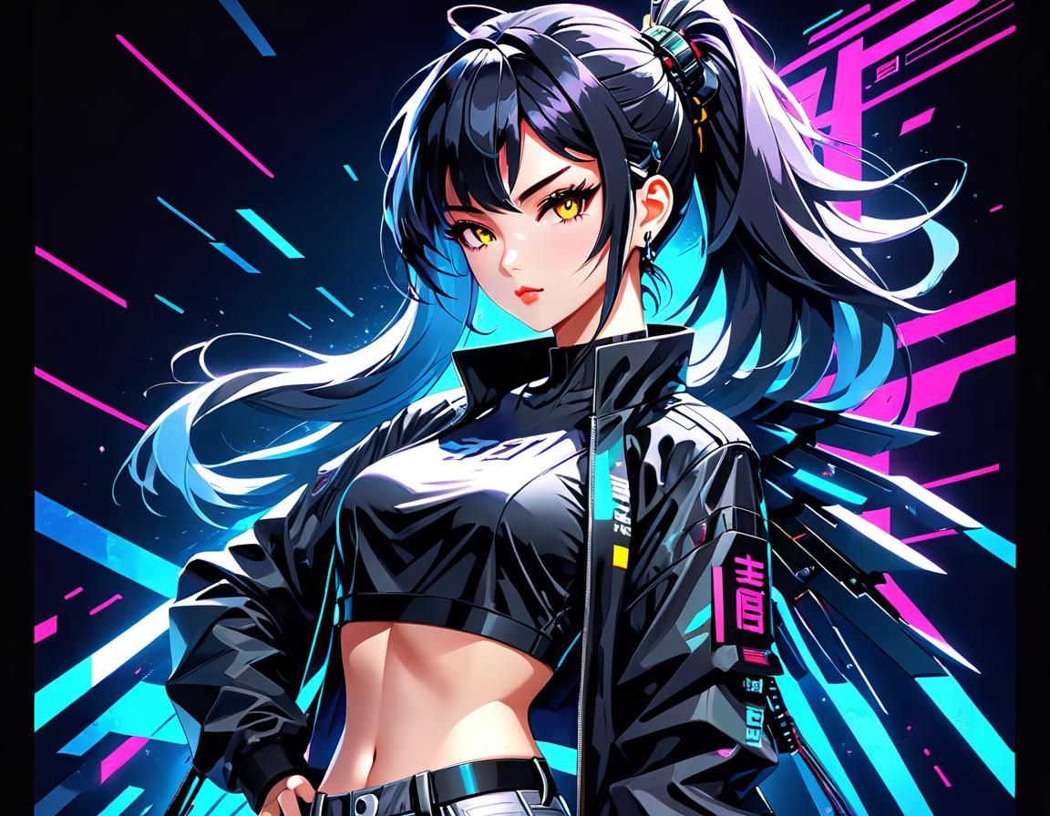 ANIME GIRL - LEATHER JACKET