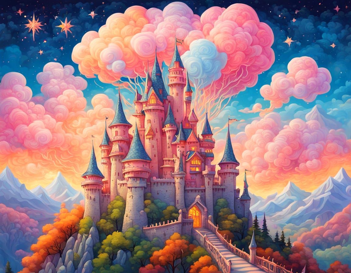 Whimsical castle
