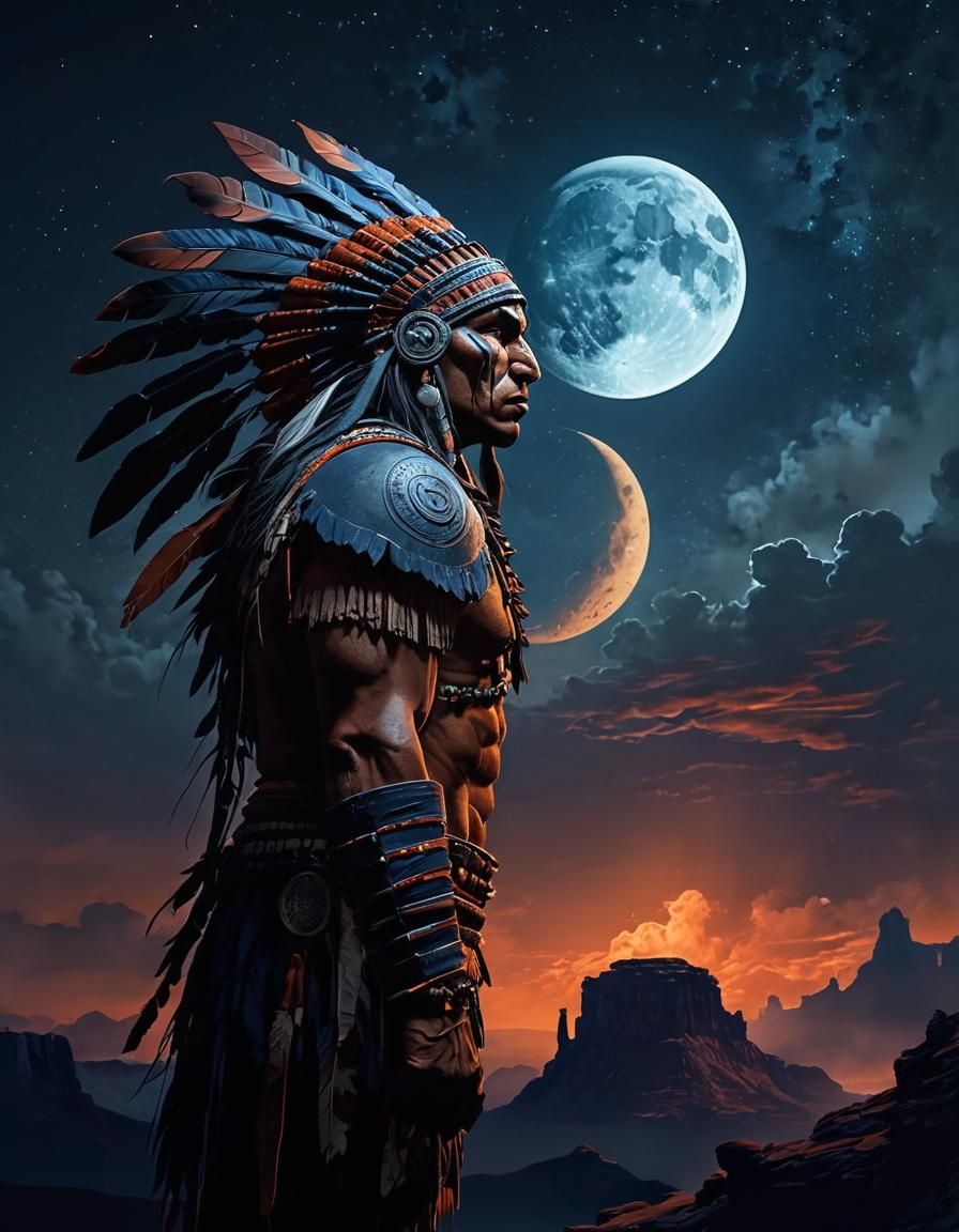 Mystic Warrior: Fantasy Concept Art in Matte Painting Style