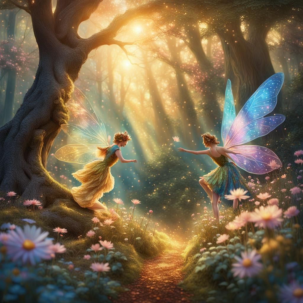 Enchanted Forest: Fairies and Pixies in a Mystical Realm