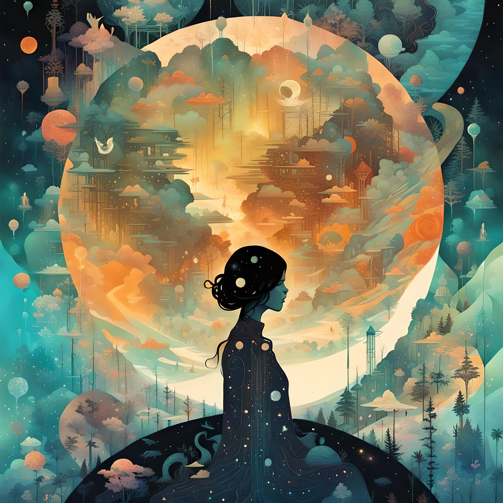 Lost in Her Own World