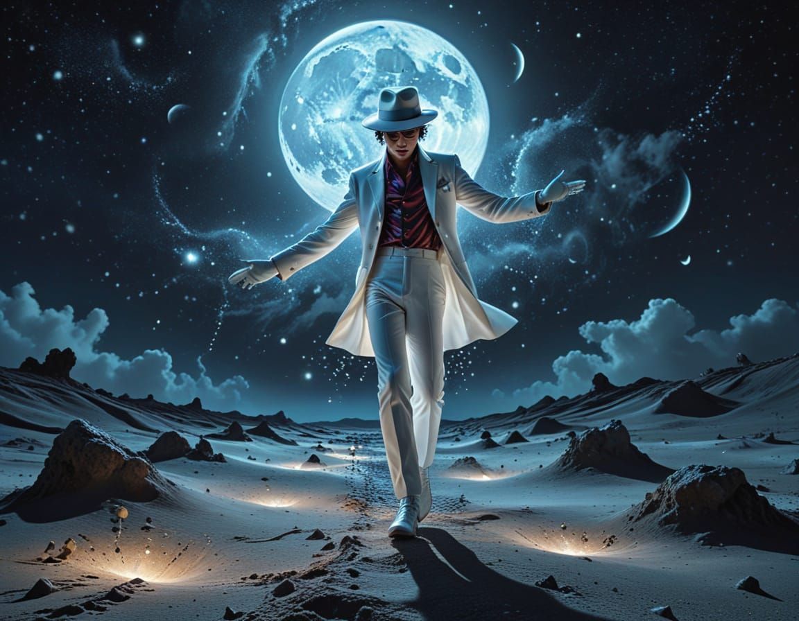 Michael Jackson MoonWalking